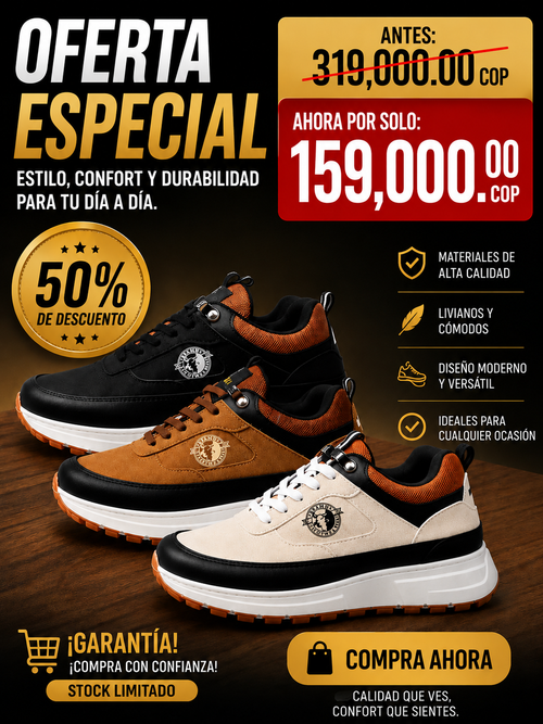 🔥TENIS BRAHMA CASUAL STRIKE